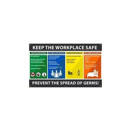 KEEP THE WORKPLACE SAFE BANNER, BT79